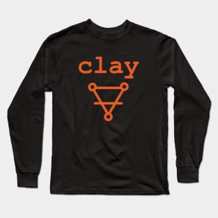 Clay - Alchemist symbol Long Sleeve T-Shirt